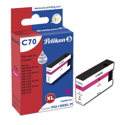 tinta-pelikan-canon-c70-pgi1500xl-ma-magenta-compatible