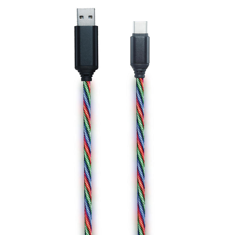 cable-2go-797146-usb-1-m-usb-b-usb-c-multicolor