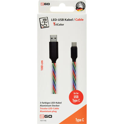 cable-2go-797146-usb-1-m-usb-b-usb-c-multicolor