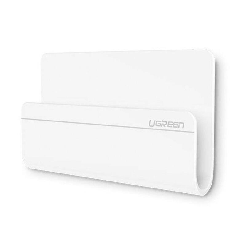 ugreen-adhesive-wall-mount-charging-holder-white