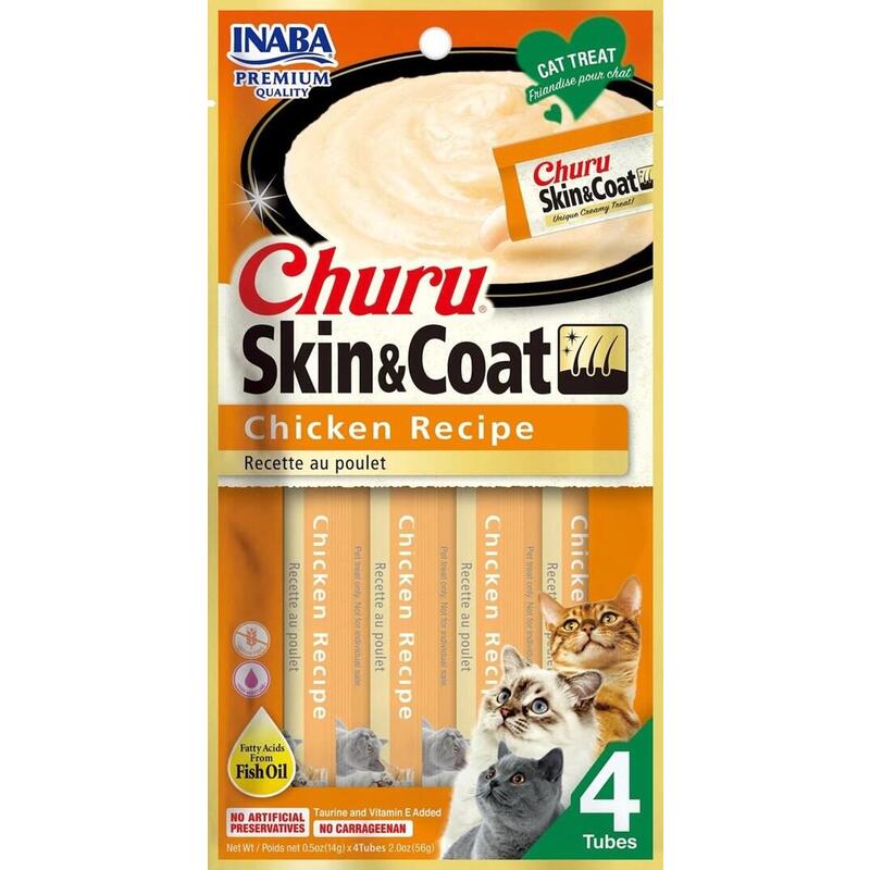 goma-para-gatos-inaba-churu-skincoat-chicken-recipe-4x14-g
