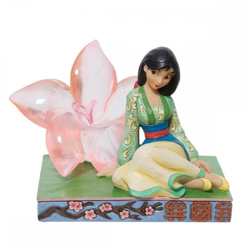 figura-de-resina-enesco-disney-mulan-con-flor-de-cerezo