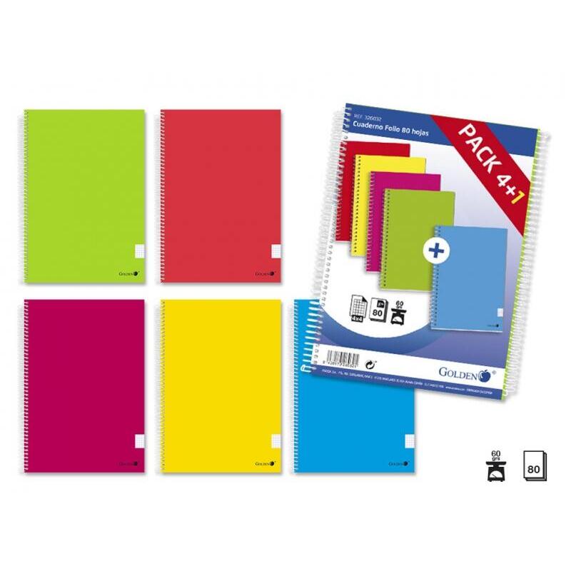 golden-pack-de-5-cuaderno-tapa-normal-plastificada-80-hojas-margen-remarcado-cuadricula-4x4