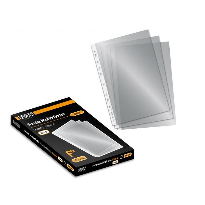 ingraf-pack-de-100-fundas-multifuncional-cristal-extra-cj-transparente-ideal-para-carpetas-de-anillas-acabado ingraf-pack-de-100-fundas-multifuncional-cristal-extra-cj-transparente-ideal-para-carpetas-de-anillas-acabado