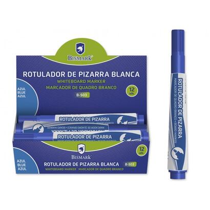 pack-de-12-unidades-bismark-rotulador-pizarra-tinta-a-base-de-alcohol-punta-media-de-fibra-acrilica-punta-redonda-