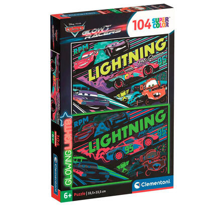 puzzle-glowing-cars-disney-104pzs