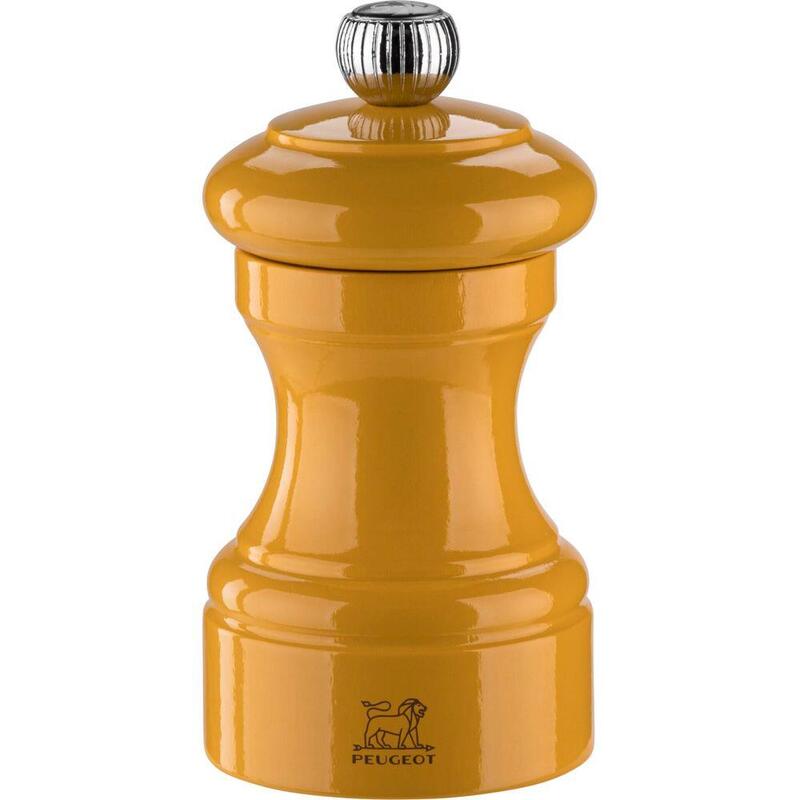 peugeot-bistrorama-salt-mill-10-cm-yellow-safron-painted-wood