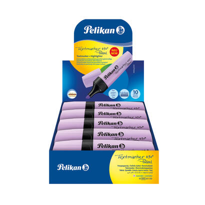 pelikan-817370-marcador-10-piezas-punta-de-cincel-purpura