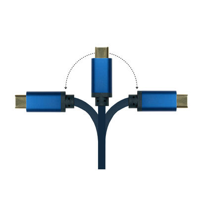cable-alcasa-4520-csf010b-adaptador-de-de-video-1-m-usb-tipo-c-hdmi-tipo-a-estandar-azul