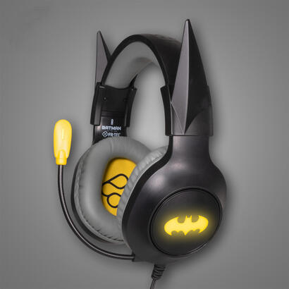 fr-tec-batman-auriculares-gaming-con-microfono-plegable-diadema-ajustable-almohadillas-acolchadas-iluminacion-led