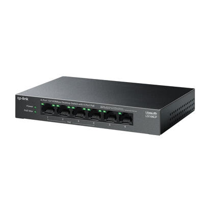 switch-no-gestionable-tp-link-ls106lp-litewave-6p-10100-4p-poe-sobremesa-carcasa-metal-no-rack