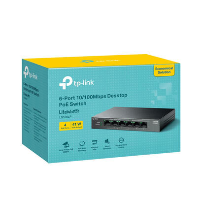 switch-no-gestionable-tp-link-ls106lp-litewave-6p-10100-4p-poe-sobremesa-carcasa-metal-no-rack