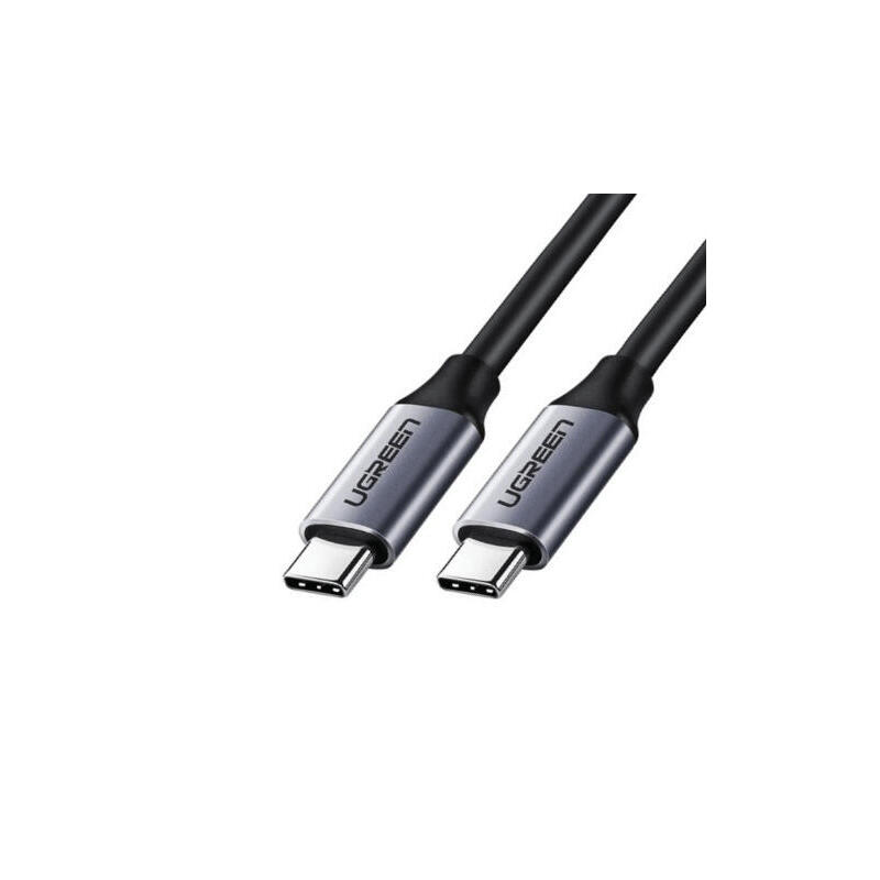 cable-ugreen-50751-usb-thunderbolt-3-15-m-usb-c-negro-plata