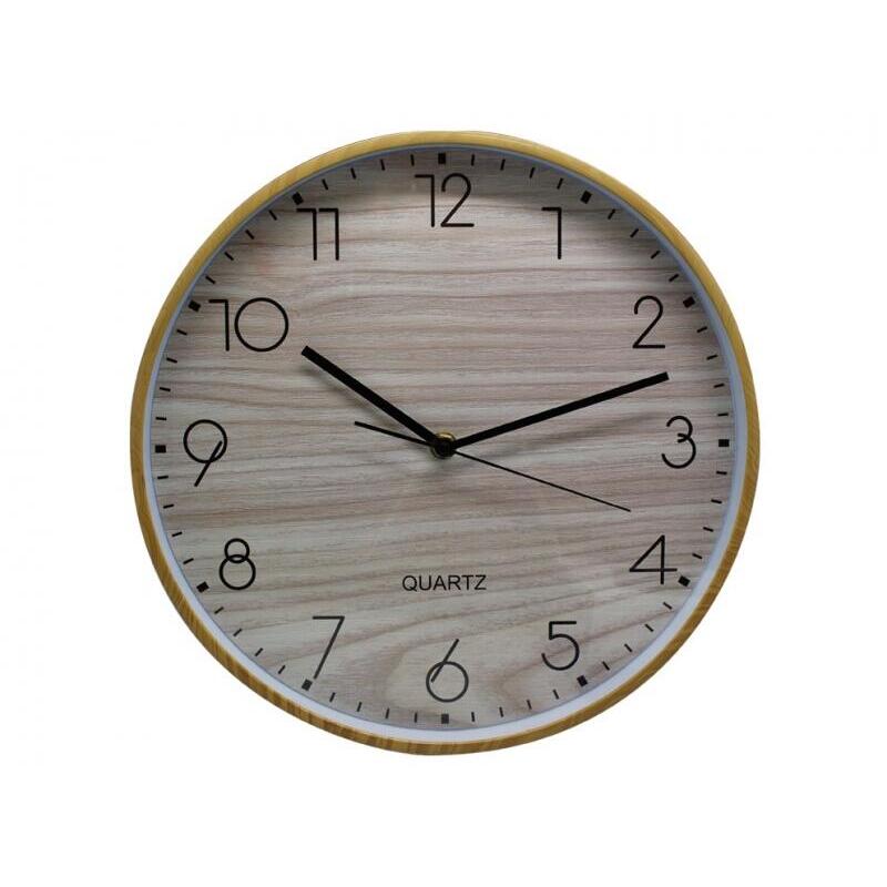 bismark-reloj-oficina-marco-efecto-madera-marco-plastico-lente-de-cristal-manecillas-de-aluminio-esfera-de-pvc