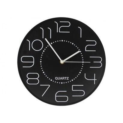 bismark-reloj-oficina-numeros-blancos-sin-cristal-manecillas-de-aluminio-negro