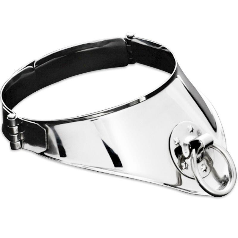 metal-hard-collar-restriccion-con-anilla-y-candado-125-cm metal-hard-collar-restriccion-con-anilla-y-candado-125-cm