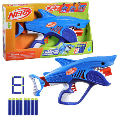 hasbro-nerf-jr-wild-sharkfire-pistola-nerf-f8645eu4