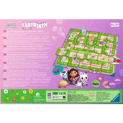 ravensburger-gabby-s-dollhouse-junior-labyrinth-juego-de-mesa-22648