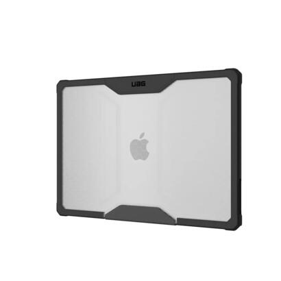 uag-rugged-case-for-apple-macbook-air-15-m2-a2941-plyo-series-clear-carcasa-para-portatil-negro-hielo