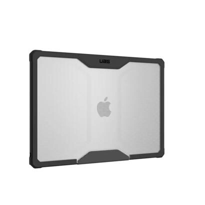 uag-rugged-case-for-apple-macbook-air-15-m2-a2941-plyo-series-clear-carcasa-para-portatil-negro-hielo