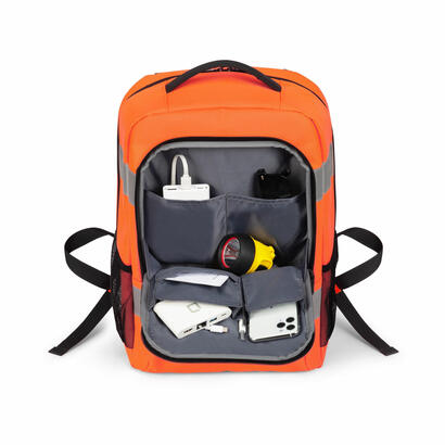 mochila-dicota-p20471-18-de-senderismo-negro-gris-naranja-tereftalato-de-polietileno-reciclado-rpet