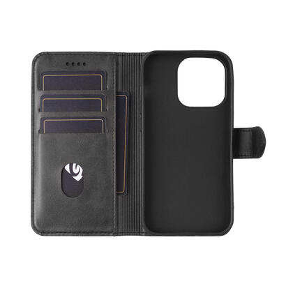 wales-iphone-13-wallet-cover-black-material-pu