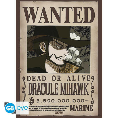 poster-gb-eye-chibi-one-piece-wanted-mihawk-wano