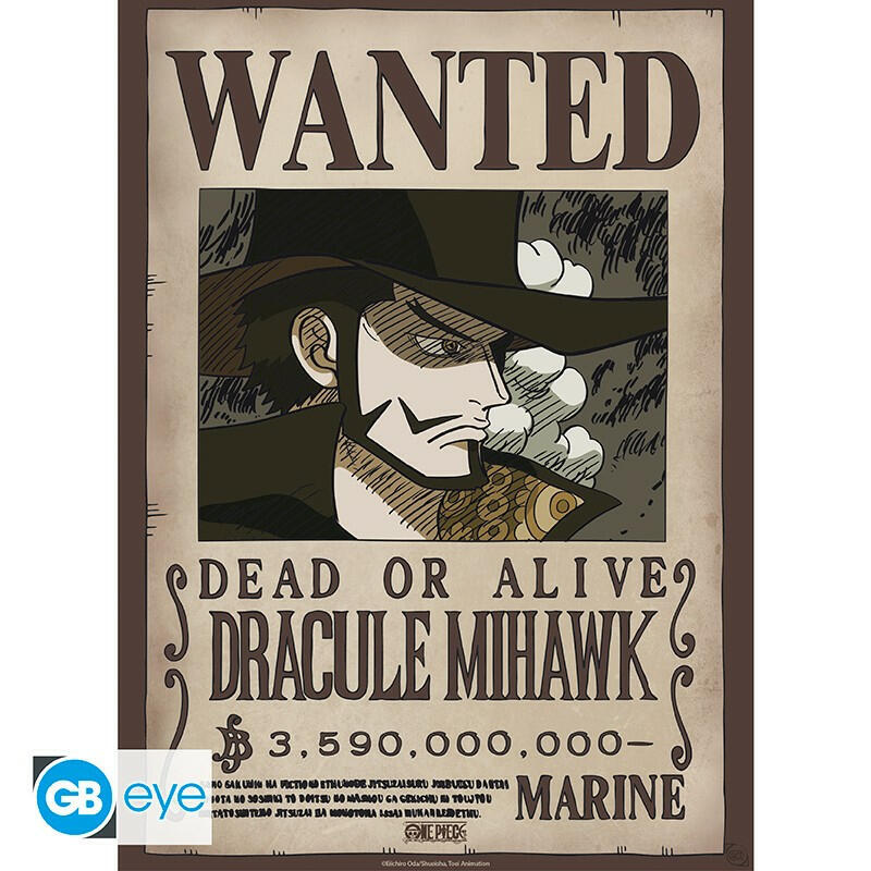 poster-gb-eye-chibi-one-piece-wanted-mihawk-wano