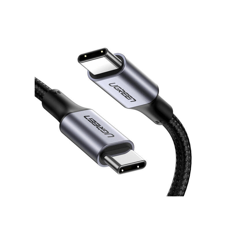 ugreen-70427-cable-usb-1-m-usb-20-usb-c-negro-plata ugreen-70427-cable-usb-1-m-usb-20-usb-c-negro-plata