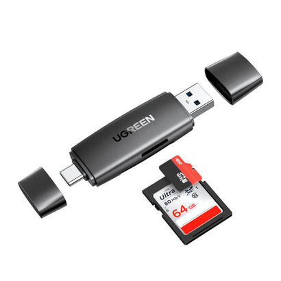 lector-de-tarjeta-ugreen-80191-usb-32-gen-1-31-gen-1-type-atype-c-negro