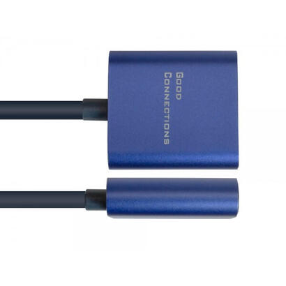 alcasa-mdp-hdmi2-adaptador-de-cable-de-video-02-m-mini-displayport-hdmi-negro-azul