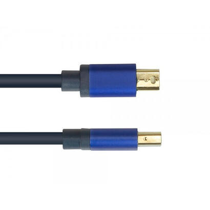 alcasa-mdp-hdmi2-adaptador-de-cable-de-video-02-m-mini-displayport-hdmi-negro-azul