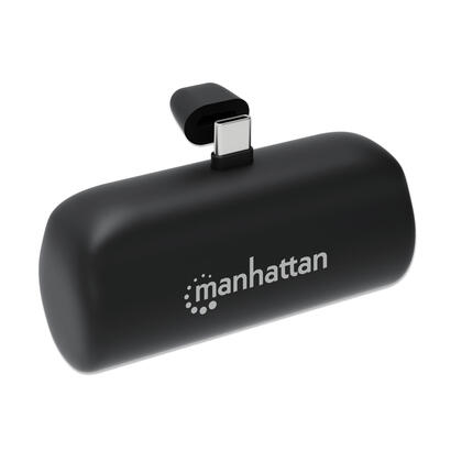 manhattan-powerbank-5000-mah-usb-typ-c-mecker-20w-negro