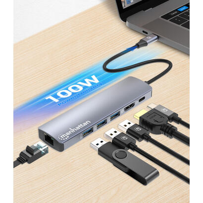 manhattan-6-in-1-4k-usb-c-dockingmation-1xhdmi-3xusb-5-gb-s