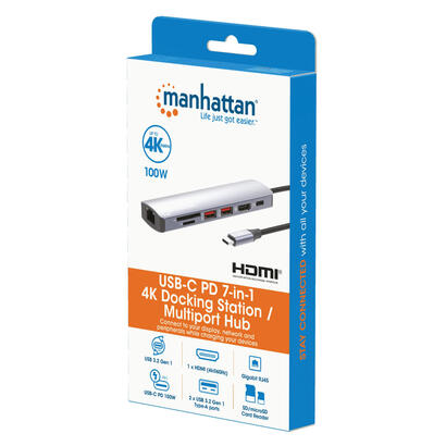 manhattan-7-in-1-4k-usb-c-dockingmation-1xhdmi-2xusb-10gb-s