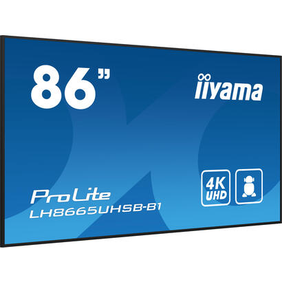 iiyama-prolite-lh8665uhsb-b1-86-clase-diagonal-pantalla-lcd-con-retroiluminacion-led-senalizacion-digital-android-4k-uhd-2160p-3