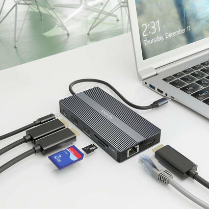 dock-aisens-12-en-1-usb-c-a-2xhdmi-dp-rj45-4xusb-a-usb-c-usb-c-pd-20cm