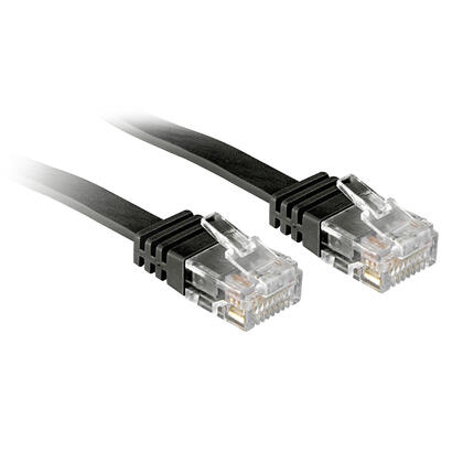cable-lindy-de-red-cat6-flachband-ungeschirmt-negro-100m