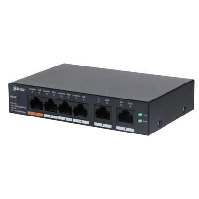 dahua-cs4006-4et-60-switch-poe-4-puertos-10100-2rj45-uplink-gigabit-60w-manejable-en-cloud-layer2