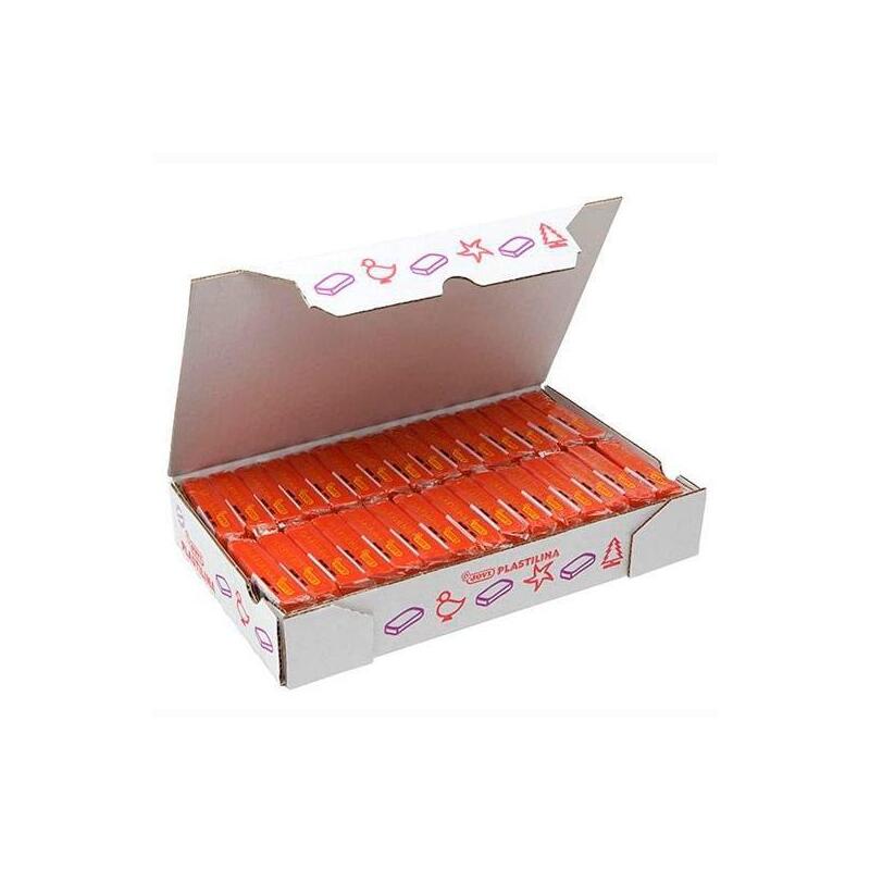 jovi-plastilina-school-caja-30-pastillas-50gr-naranja