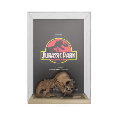 figura-pop-movie-poster-jurassic-park-tyrannosaurus-rex-and-velociraptor