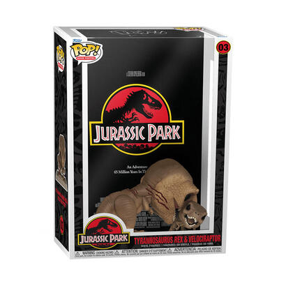 figura-pop-movie-poster-jurassic-park-tyrannosaurus-rex-and-velociraptor