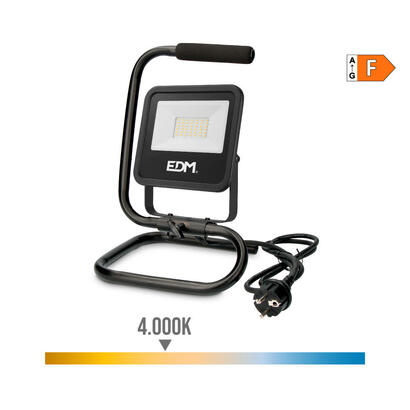 foco-proyector-led-con-pie-30w-2370lm-4000k-luz-dia-black-series-edm