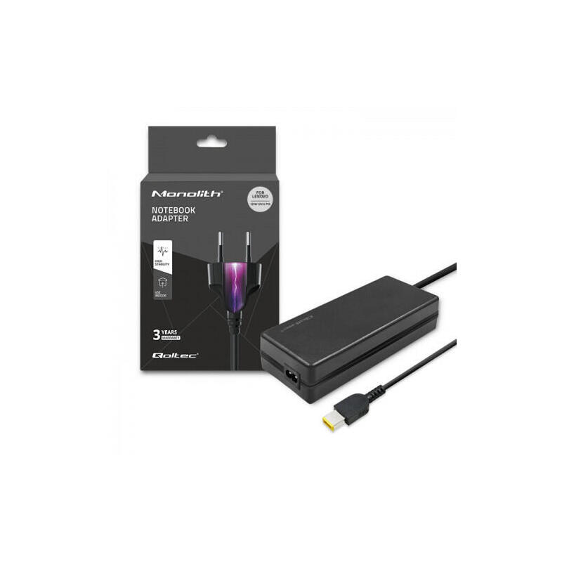 qoltec-51031-power-adapter-for-lenovo-135w-20v-675a-slim-tip-pin-power-cable qoltec-51031-power-adapter-for-lenovo-135w-20v-675a-slim-tip-pin-power-cable