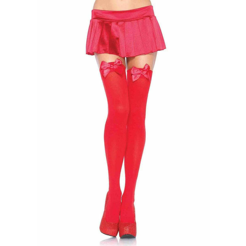 leg-avenue-medias-rojas-con-lazo-rojo-talla-unica