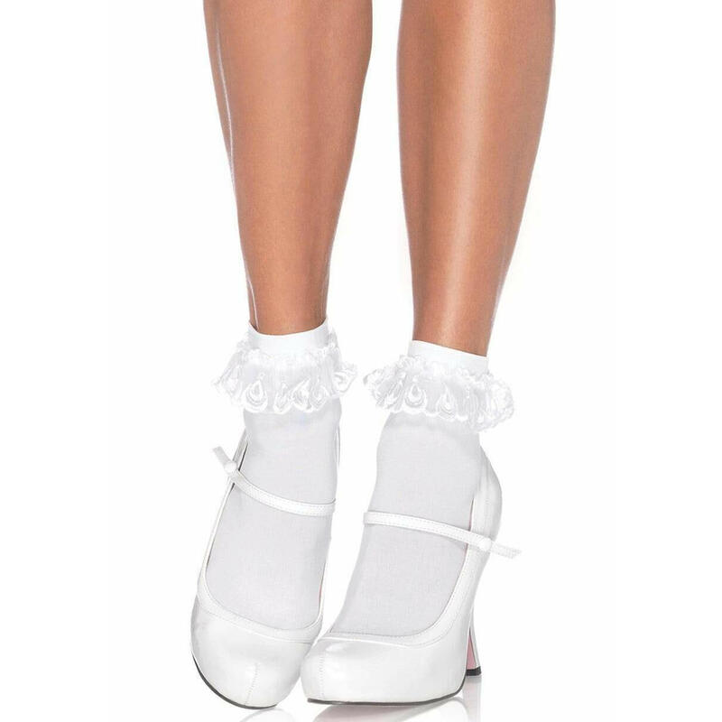 leg-avenue-calcetines-con-volante-encaje-blanco