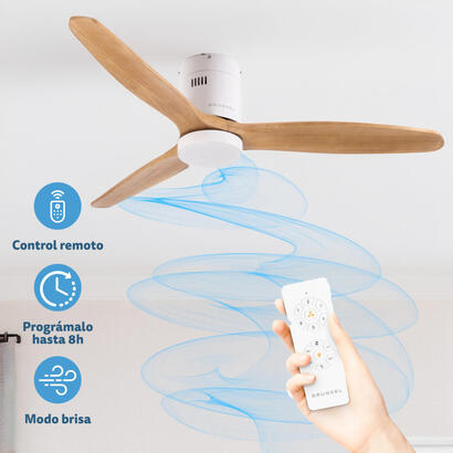 grunkel-ventilador-de-techo-con-luz-41w-6-velocidades-ctemporizador-madera-clara