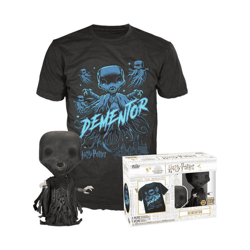 set-figura-pop-38-tee-harry-potter-dementor-talla-m