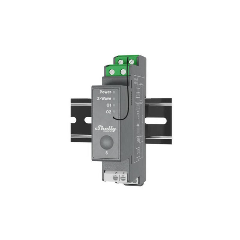 shelly-qubino-wave-pro-2-rele-gris-shellywpro2