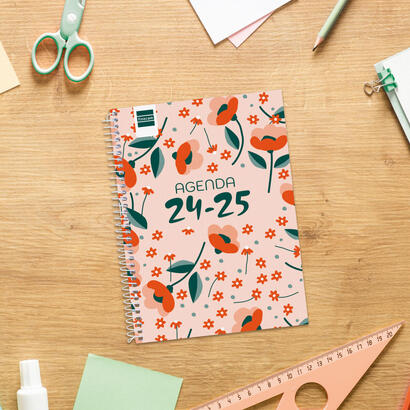 finocam-agenda-para-estudiantes-cool-espiral-8-svh-floral-2024-2025